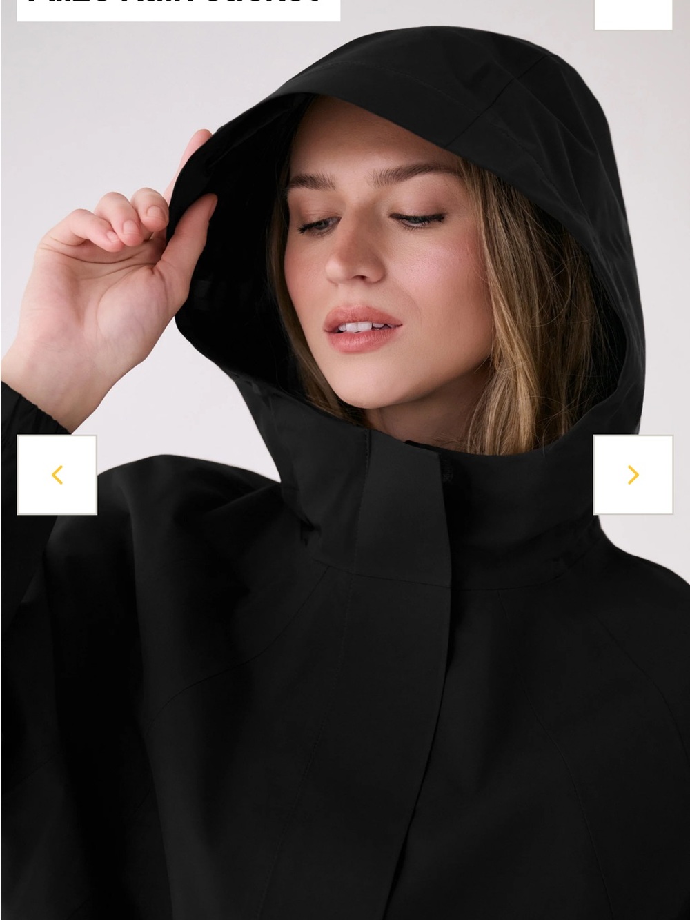 Lolë Alizé women’s raincoat hooded - Picture 8 of 10